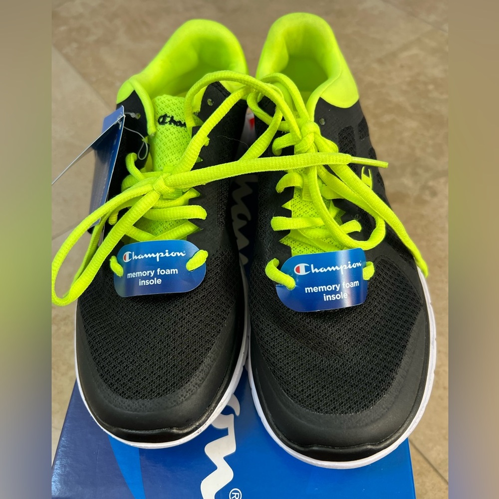 Champion memory foam tennis shoes.